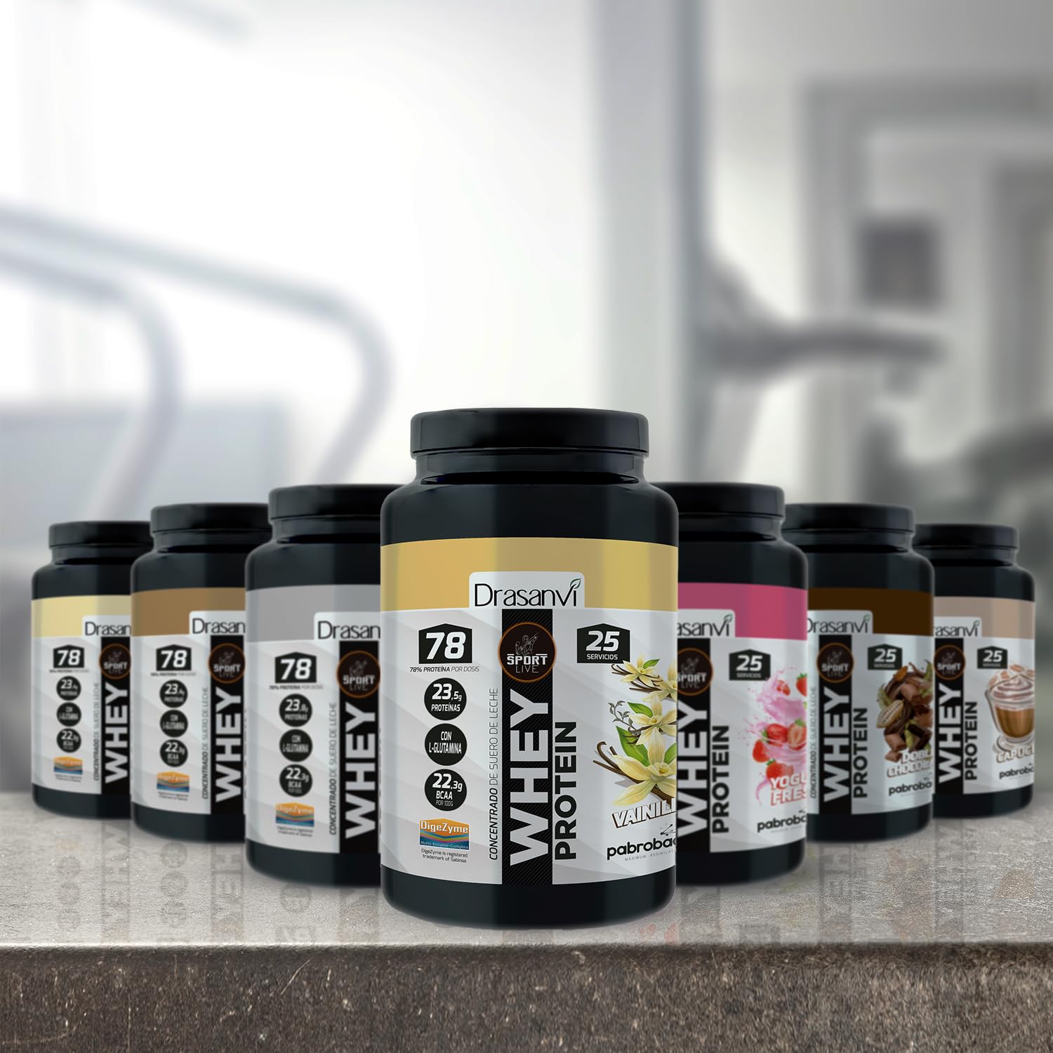 NOVA ENGEL Sport Live Drasanvi Iso Whey Protein Concentrado #Vainilla 750 Gr