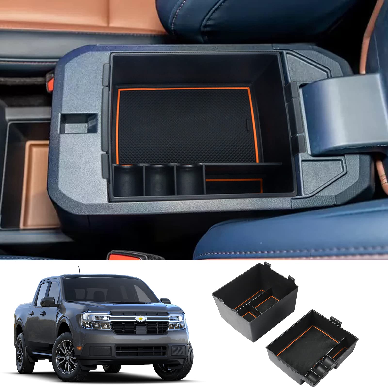 Buy LUWU for 2023 Ford Maverick Pickup Truck Center Console Organizer