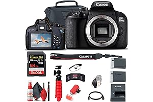 Canon EOS Rebel T7i DSLR Camera Bundle with Essential Accessories