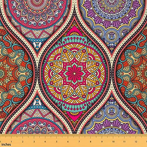 Tissu mandala au yard pour rénover vos chaises de jardin et terrasse