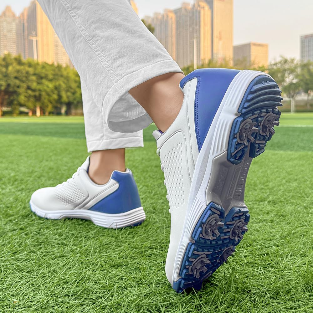 THESTRON Professional Golf Shoes for Men 7 Spikes Non-Slip Outdoor Golf Sport Training Sneakers Mens Comfortable Sport Shoes for Golfing Size 7-15 - Image 8