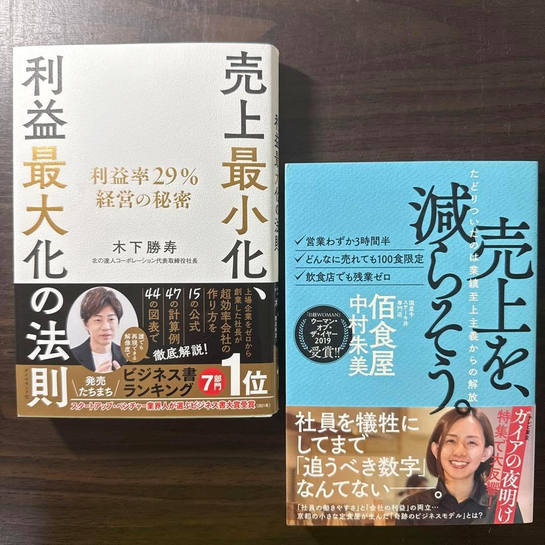 売上最小化、利益最大化の法則 利益率29%経営の秘密 中古】 売上