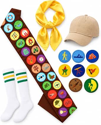 RENEMEGO Scouts Costume Set for Adults and Teens