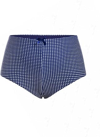 seamoly Gingham Beach Swim Bottom Boyshorts
