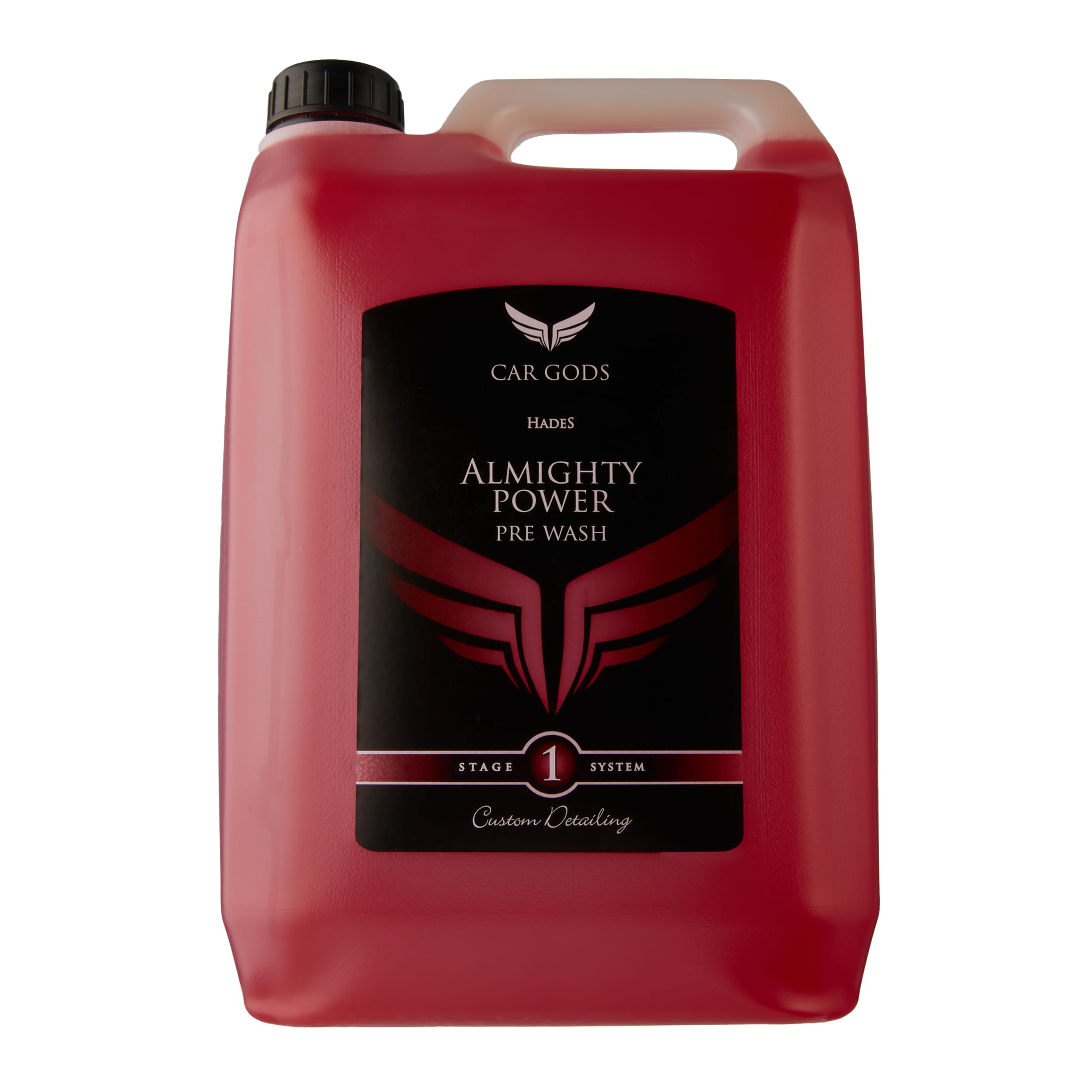 Car Gods Pre Wash & All Purpose Car Cleaner Recharge de 5 L – Dissolvant de contaminants – Nettoyage des détails automobiles pour la peinture, le verre, les plastiques et les roues