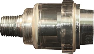 Milton Industries In Line Lubricator S-639, Lubricate Pneumatic Tools for Protection, Great for Applications without Access to FRL System, 1/4" Male NPT x 1/4" Female NPT, 0.5 Ounce Oil Capacity