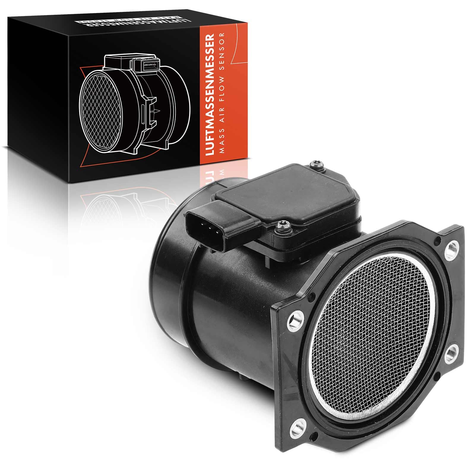 Frankberg Sensor de aire de admisión 3-Polos Compatible con Primera P11 Primera Hatchback P11 Almera I Hatchback N15 Terrano II R20 Primera TR.A.Veller WP11 Replace# 869937,22680-2J200