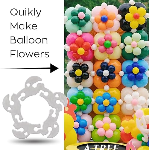 Miniatura 4 de 100 clips de arco de globos, clips de globo reutilizables para arco de globos, suministros de globos de plástico para soporte, clips de guirnalda de
