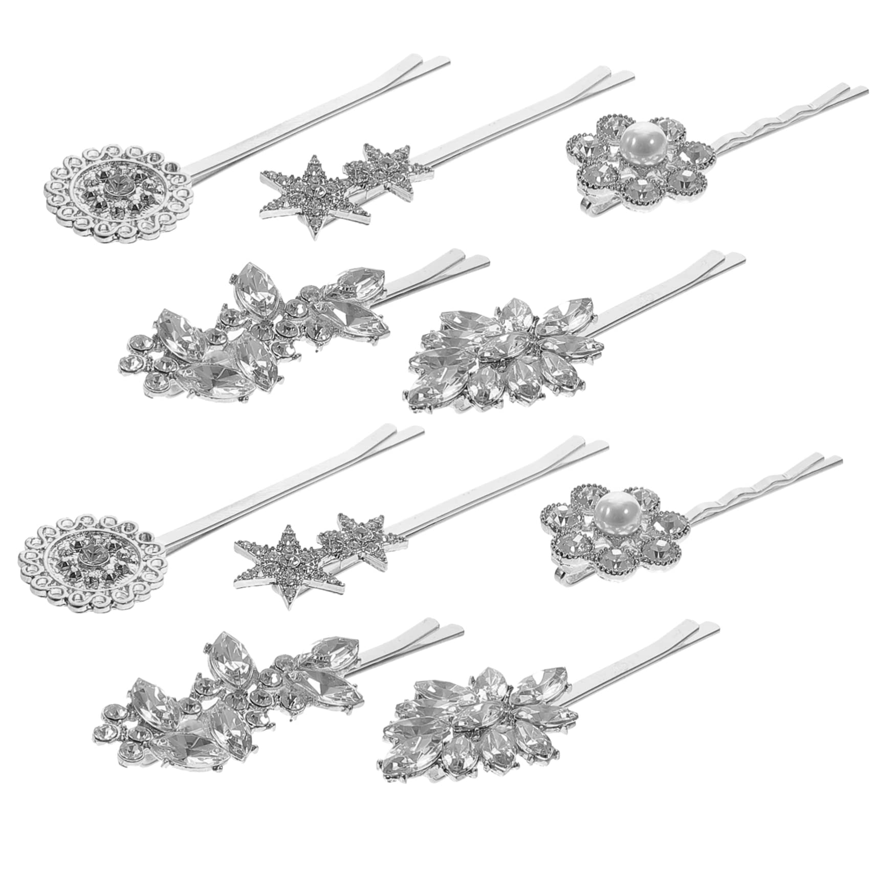 FRCOLOR 40 Piezas De Con Tachuelas Ranura Chaqueta Bobby Pin Tocado Nupcial Novia Accesorio Para El Cabello Accesorio Para El Cabello Para Las Mujeres Clip De Pelo Nupcial Niña