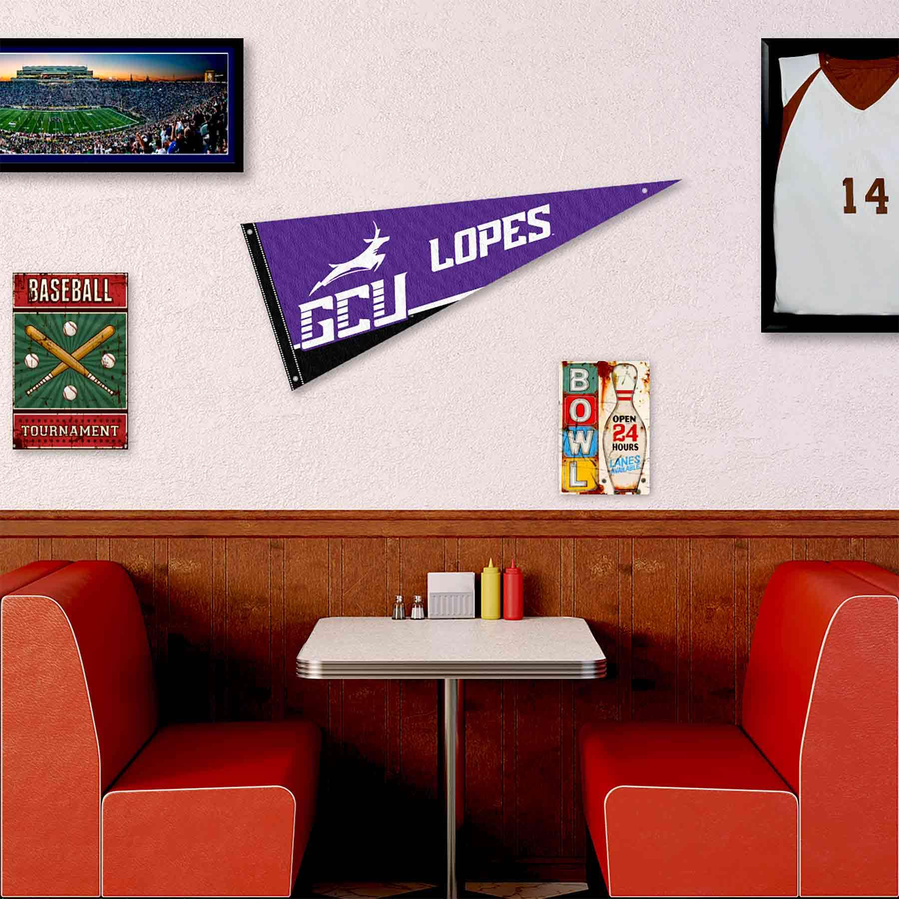 Arizona Wildcats Pennant Flag With Wall Mount Pads – 12x30 Inch Felt Banner, Officially Licensed - View #4