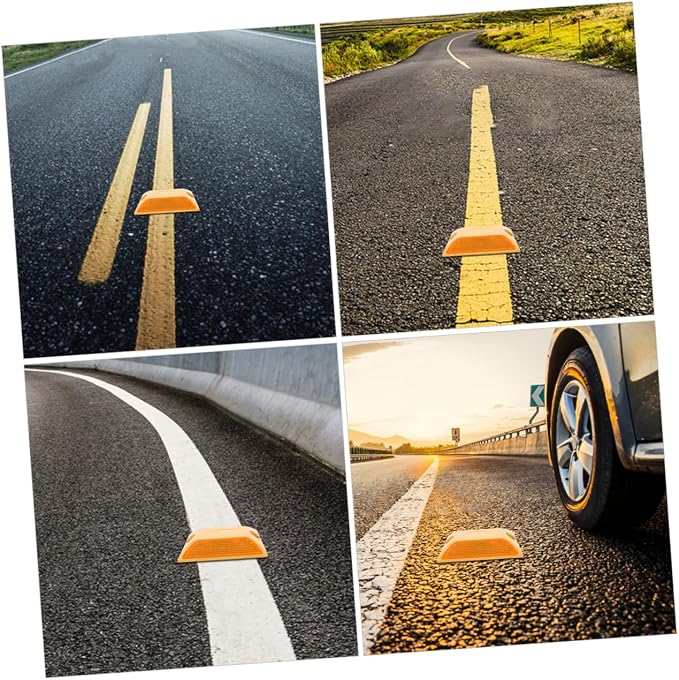 Marcadores reflectantes para carretera Mikinona 4 piezas miniatura 3