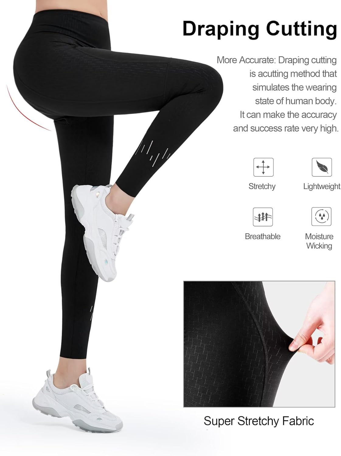 INBIKE Bike Pants for Women, High Waist 3D Padded Cycling Capris, Breathable Quick Dry Bike Tights, Bicycle Trousers Leggings - Image 3