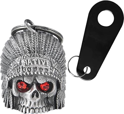 Vista 23 de Dream Apparel Campana de motocicleta para motociclistas, mujeres y hombres, con percha, campana de motociclista para ciclistas, campana de buena