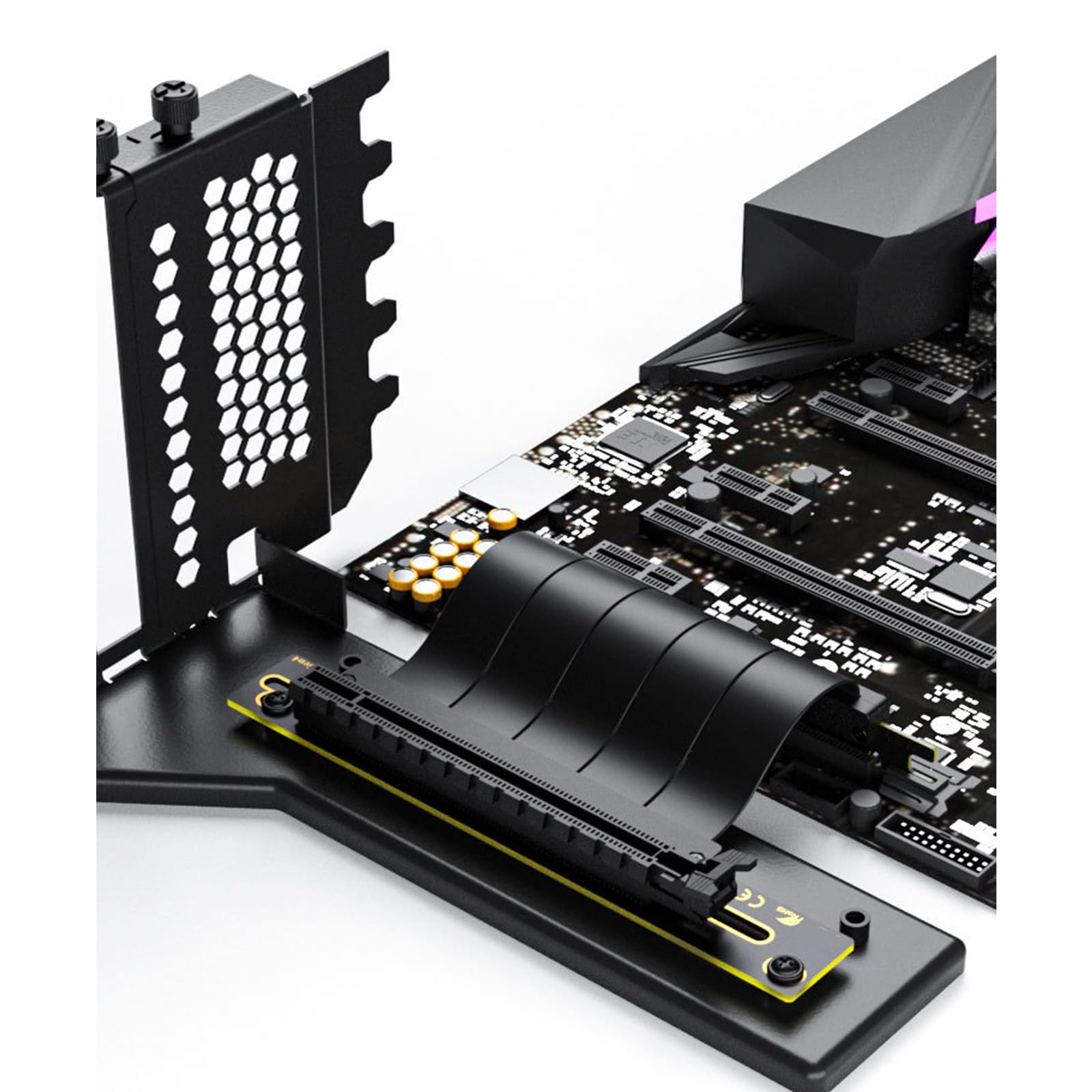 Solid PCIe Scheda Grafica Supporto Per Installazione Verticale GPU Per PC appassionati Accessori Costruzione PC