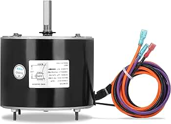 68J97 Condenser Fan Motor for Lennox, 1/6 HP 208-230V 1PH