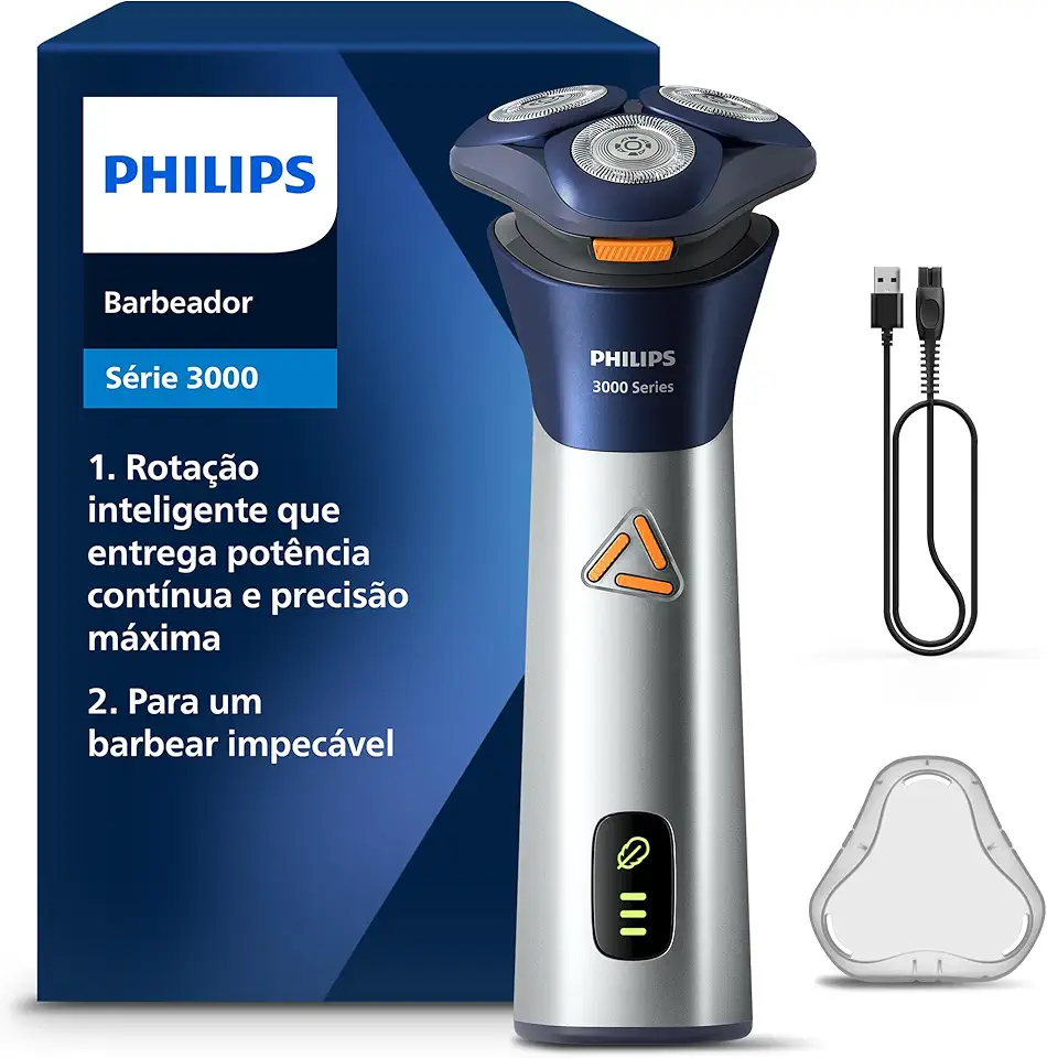 Barbeador Elétrico Shaver Série 3000 6D S3881/00 Philips