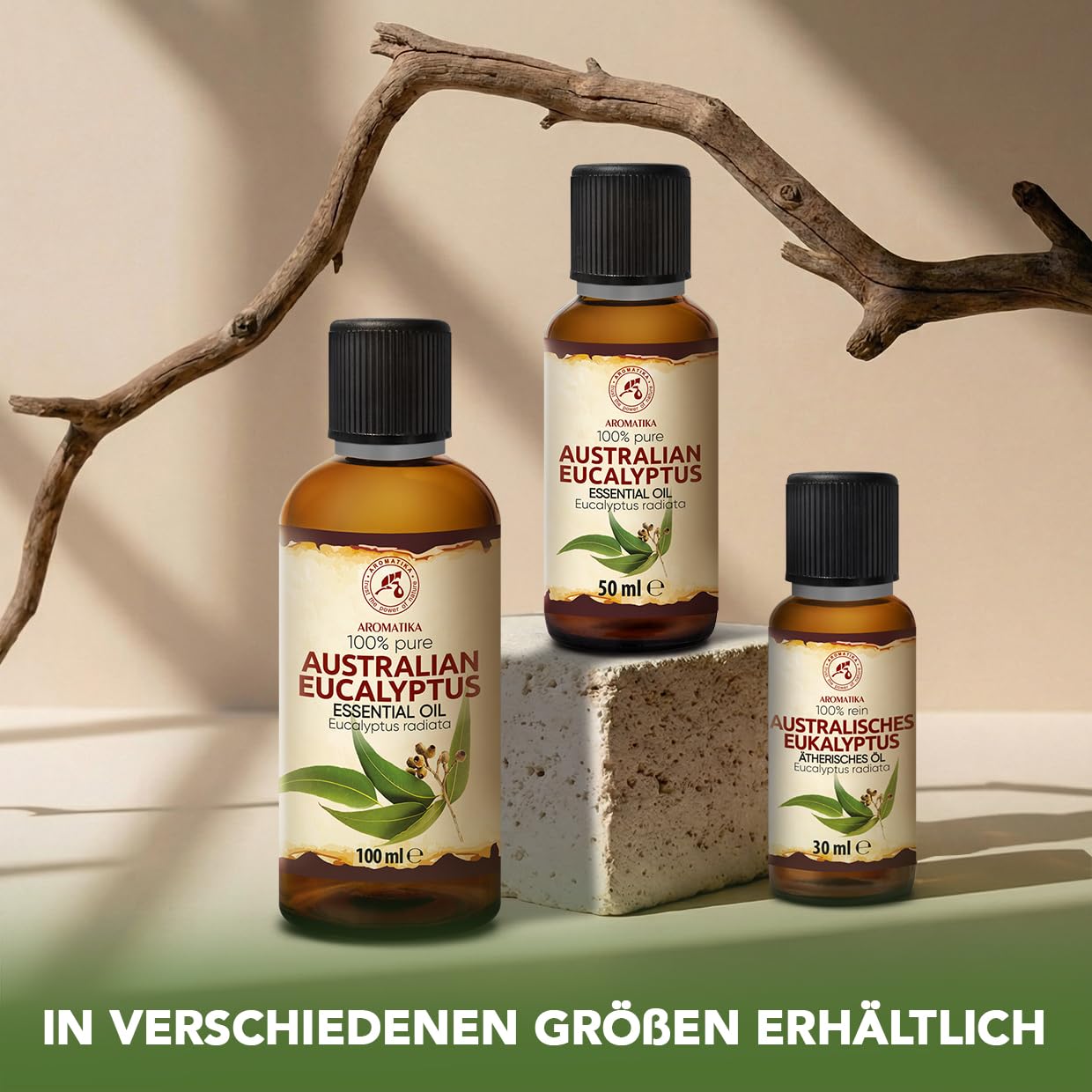 Olejek Eteryczny z Australijskiego Eukaliptusa 30 ml - Olejek Aromatyczny do Dyfuzora - Aromaterapia - Świece Zapachowe - Mydła - Odświeżanie Powietrza