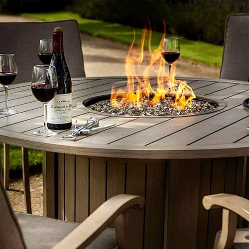 Miniatura 8 de Onlyfire - Vidrios reflectantes de fuego para fogatas naturales o de propano, chimeneas o troncos de gas, 10 libras