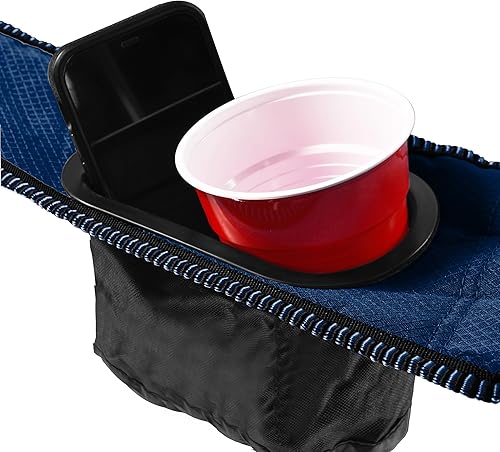 Miniatura 5 de Kijaro Silla plegable para ventilador deportivo, 26 pulgadas de largo x 35.5 pulgadas de ancho x 37 pulgadas de alto, New York Yankees