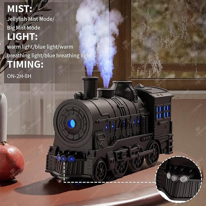 Difusor de Aromas Eléctrico Diffuserlove Tren 300ML con Luz Nocturna miniatura 3