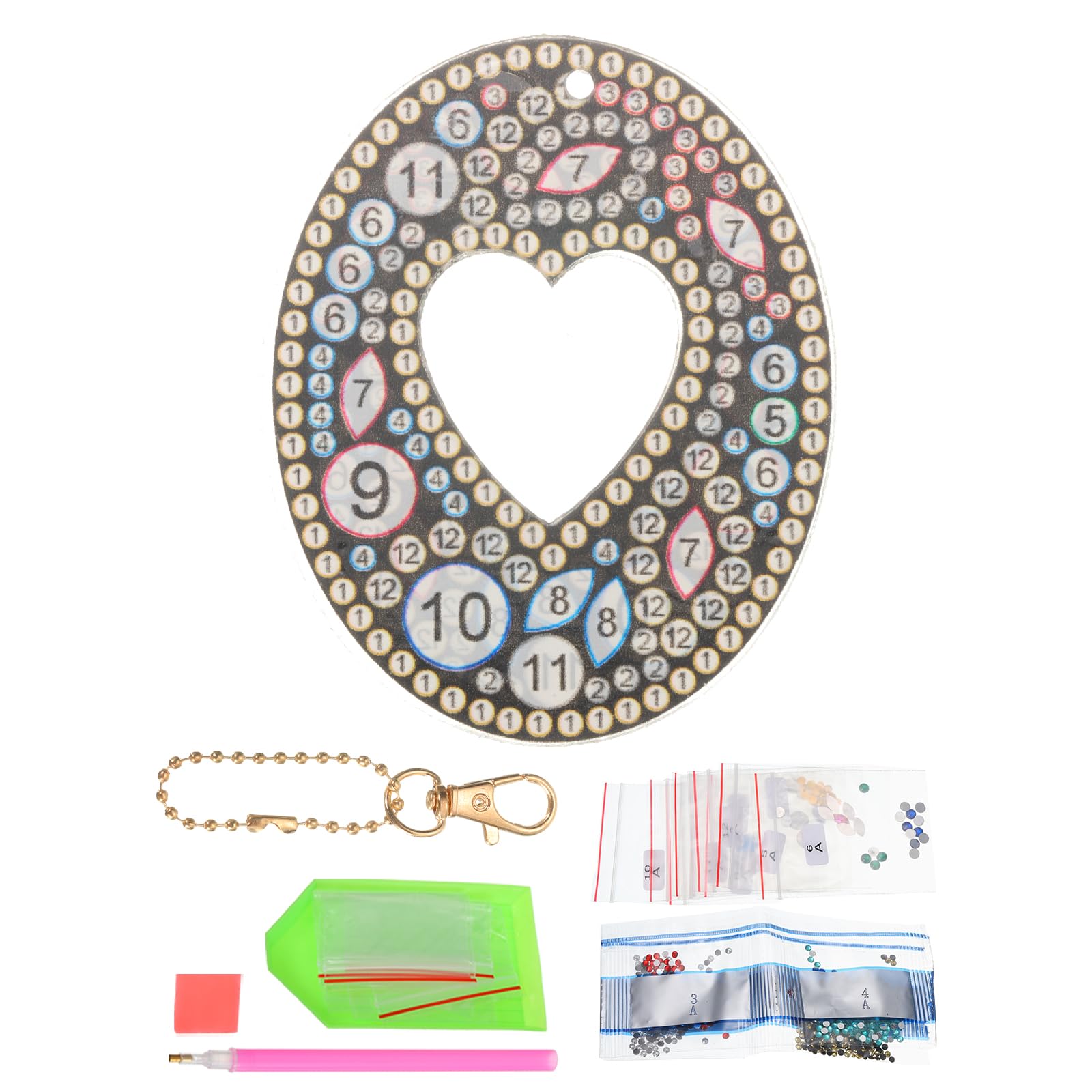 PATIKIL Diamond Art Keychains