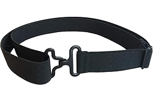 CUSHYSTORE 3X Black Adjustable Elastic Strap Band for Bow Tie