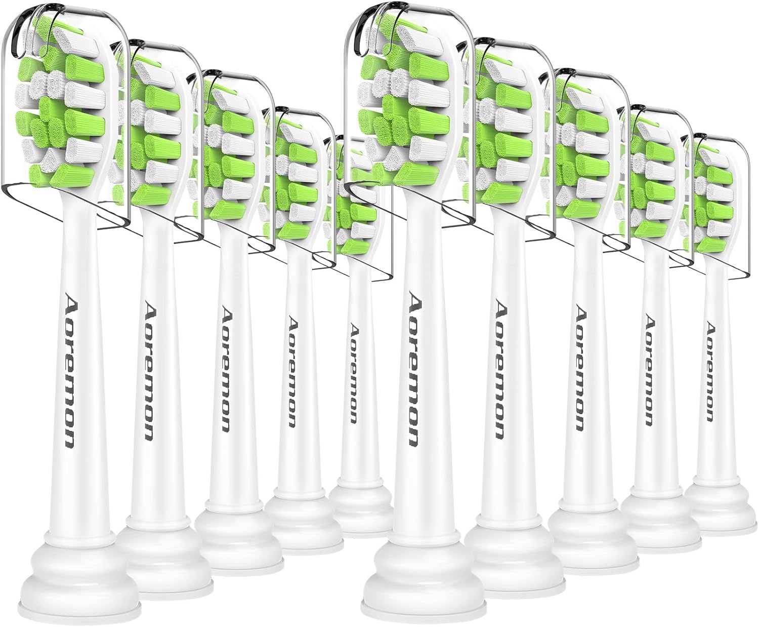 Aoremon Toothbrush Replacement Heads for All Sonicare Clickon Handles