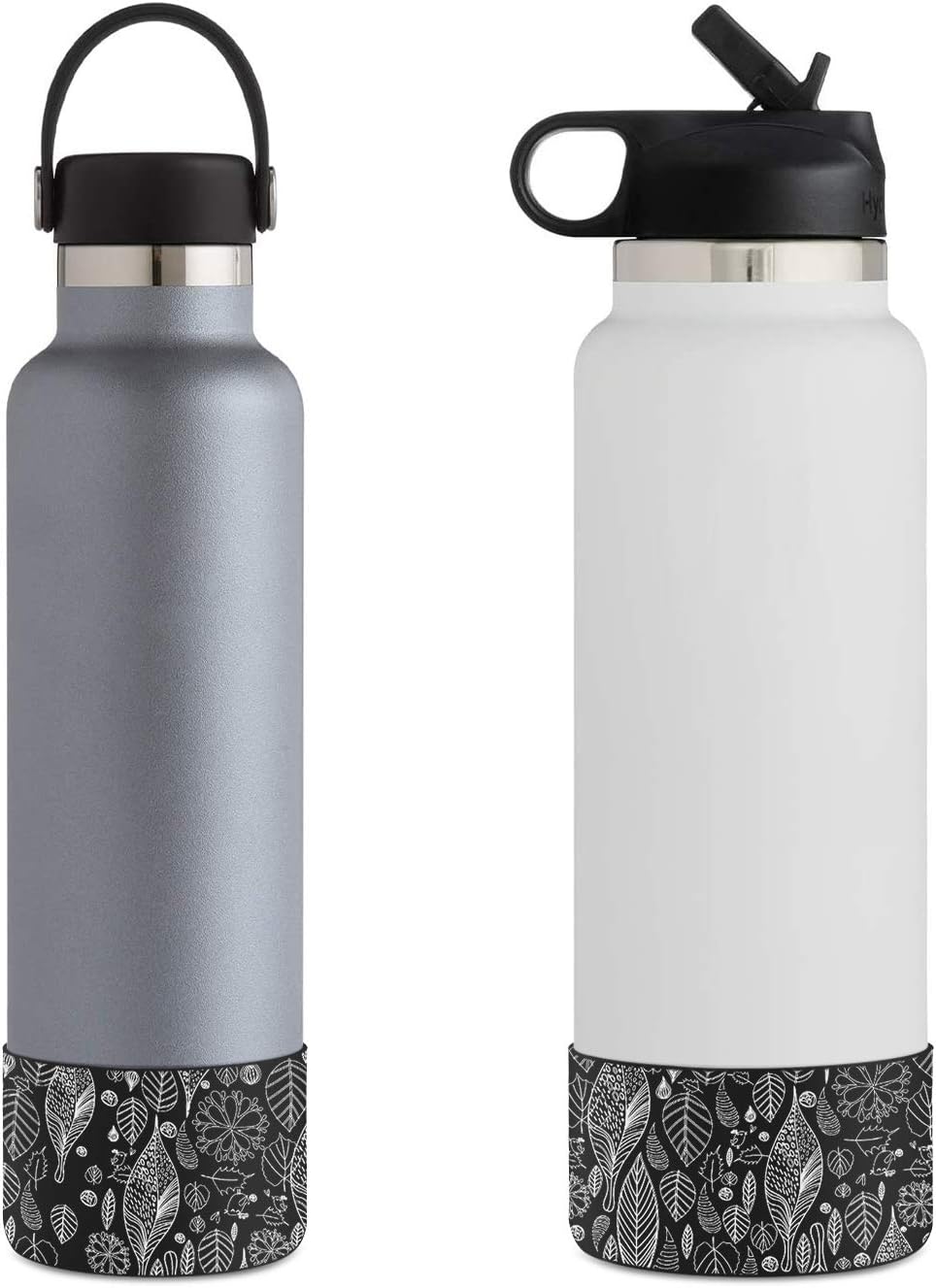 CHEETAH Protective Silicone Boot for Hydro Flask 12-40 oz Water Bottle,Rubber Bottom Sleeve Cover,Compatible with Iron Flask,Hydro Cell,Thermoflask,Simple Modern,Contigo,BPA Free,Anti-Slip