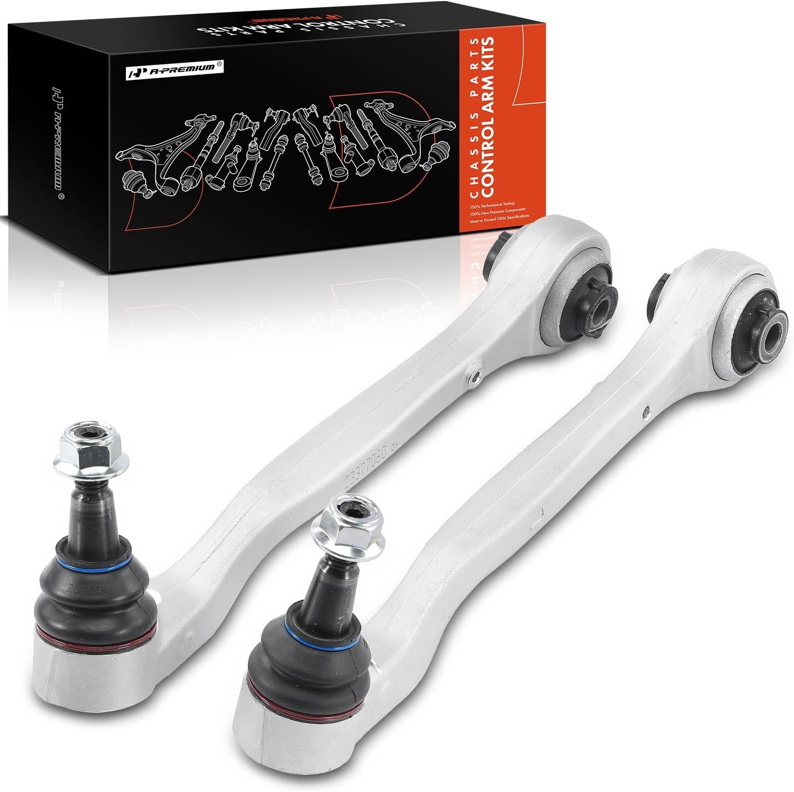 A-Premium Control Arm Kit Replacement for Cadillac CTS 2014-2019 with Ball Joint Front Left and Right Lower Rearward Set of 2