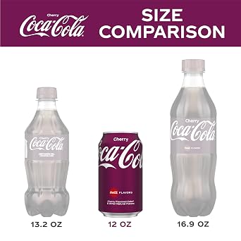 Coca-Cola Fridge Pack Bundle, Cherry, 12 Fluid Ounce
