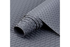 20 Feet Non-Slip Shelf Liners for Kitchen, 12" Wide Diagonal Grip Cabinet Drawer Liner