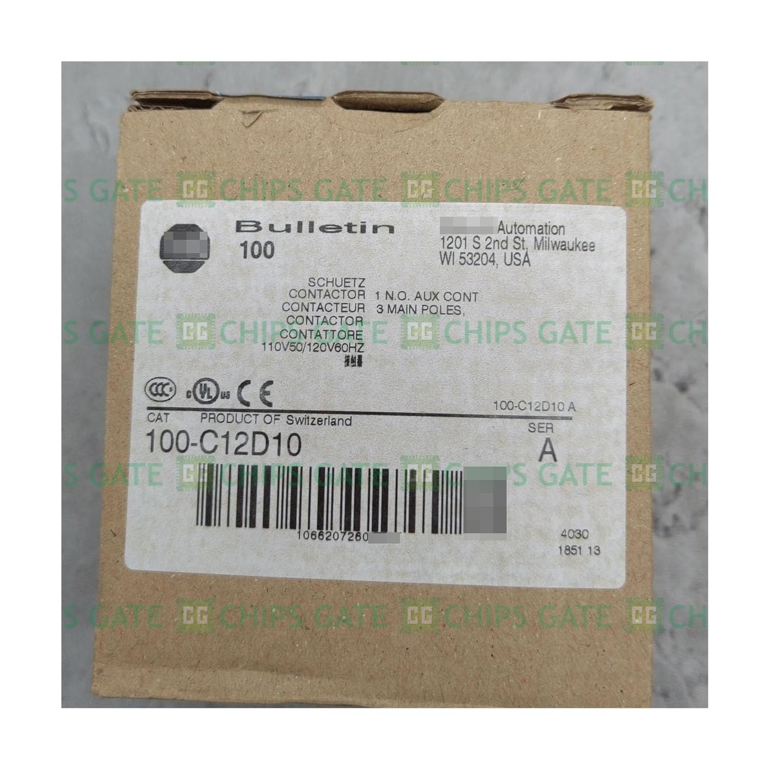 NEW in Sealed Box 100-C12D10 100C12D10 contactor