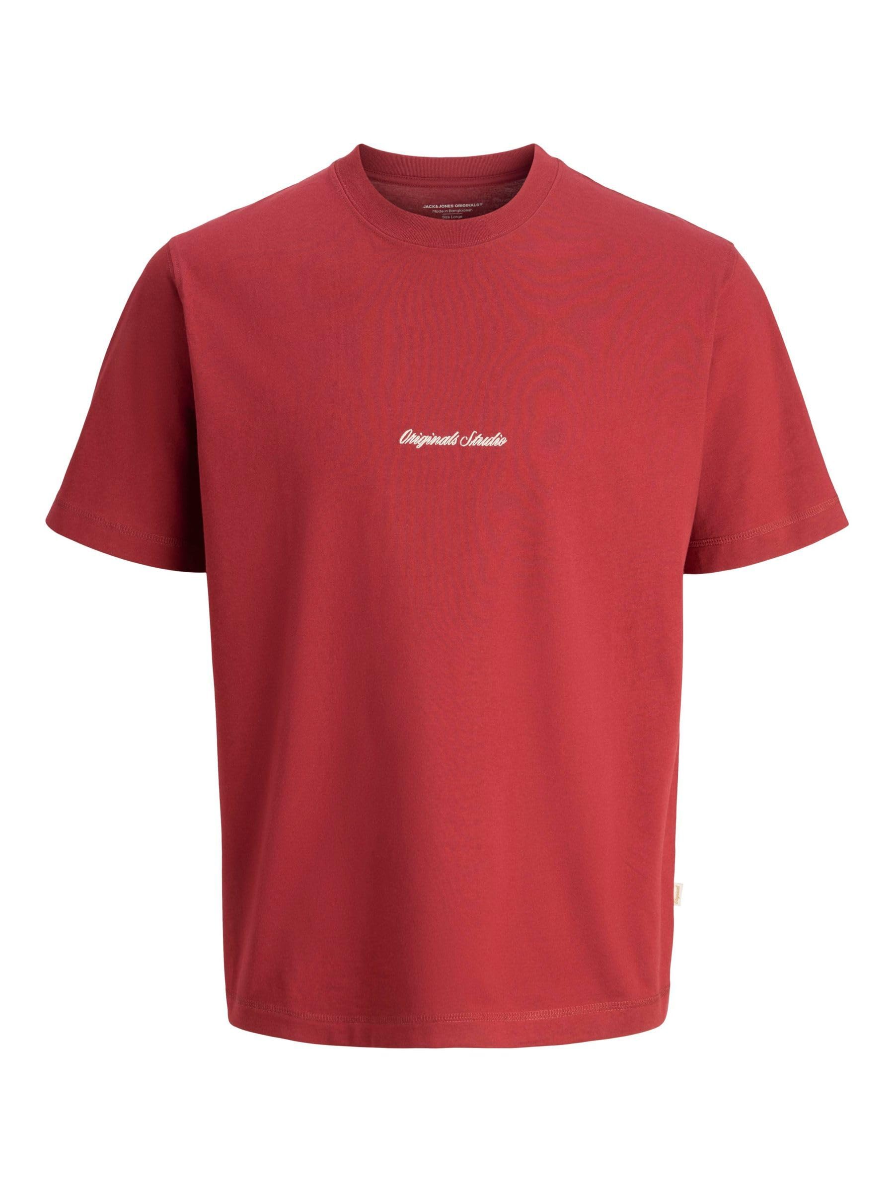 JACK & JONES Jornorrebro Emb Tee Ss Crew Neck Noos