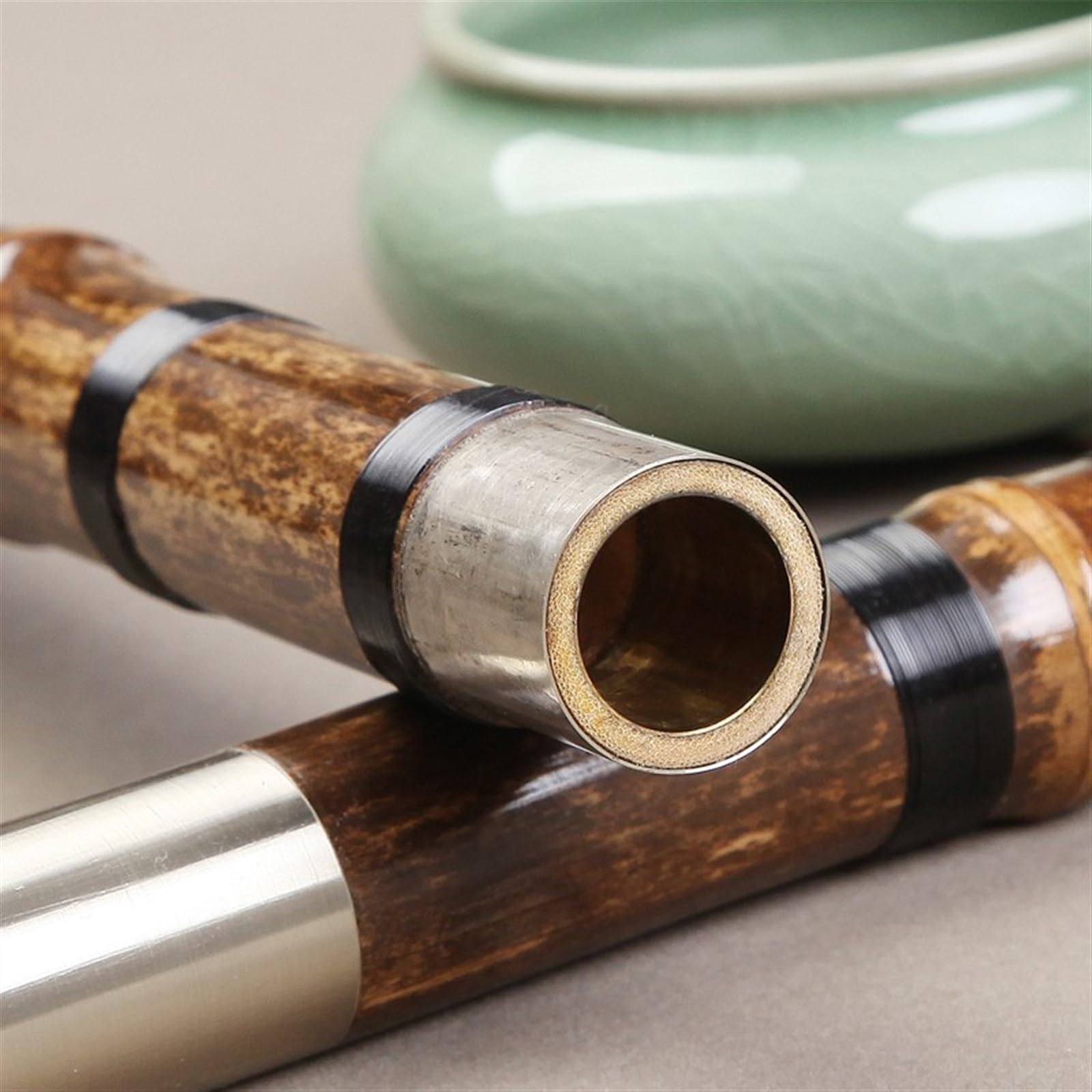 set di flauto di bambù Strumento A Fiato Flauto Di Bambù Viola Flauto Traverso A Doppio Inserto Per Principianti Adulti (Color : C)