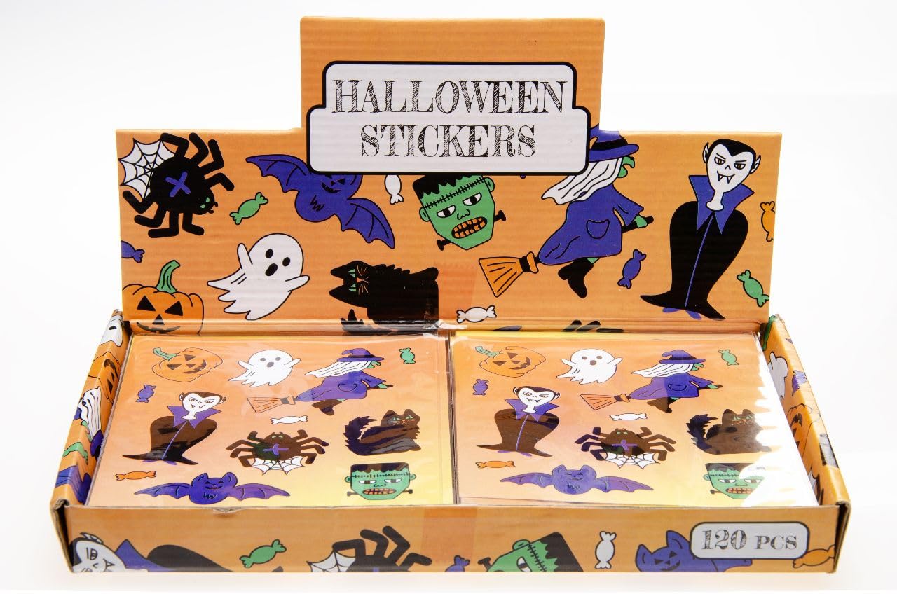 DUCKIEZ 12 piece sticker sheet. Fantastic as a party bag filler or a kids gift! (Halloween, 12, Count)