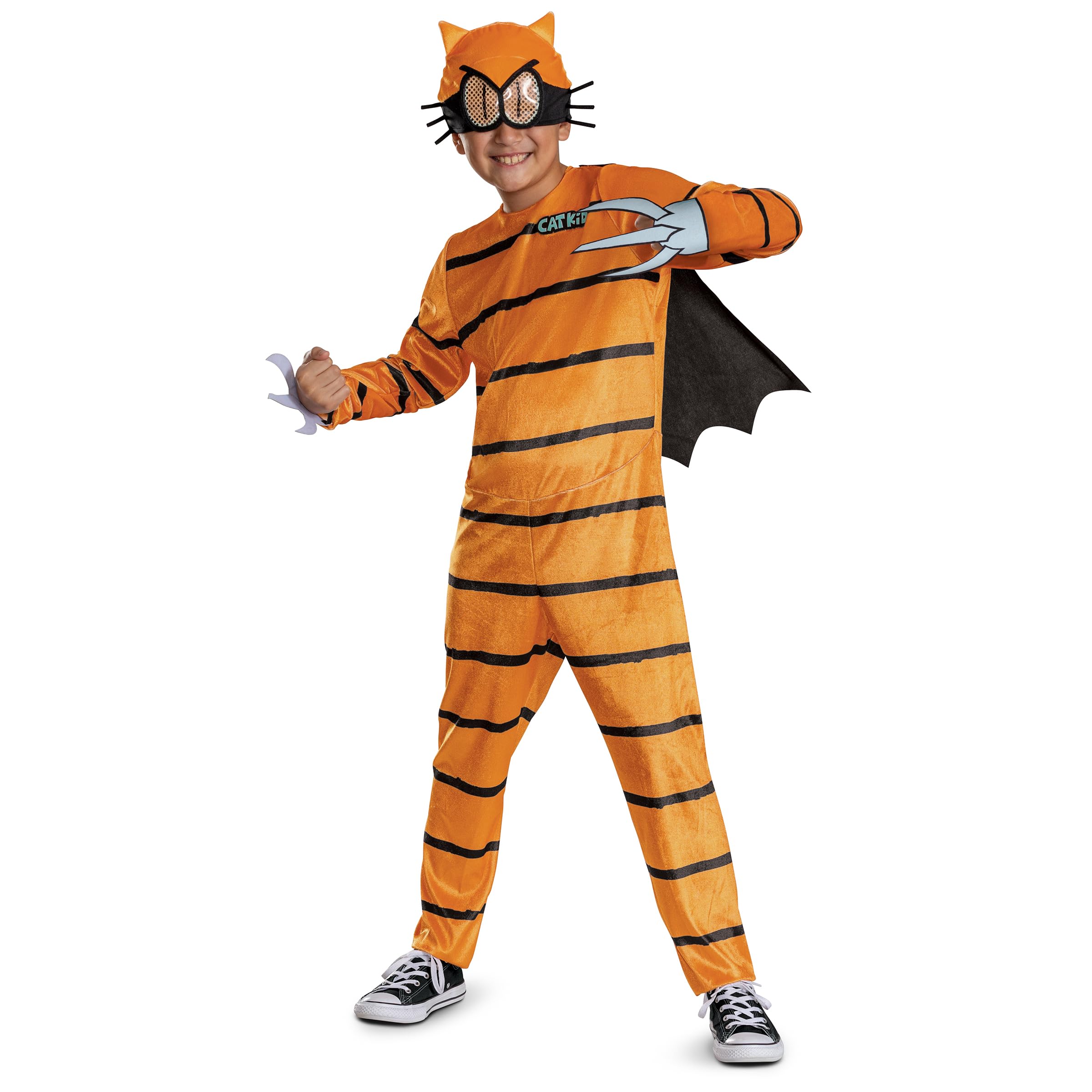 Disguise Dog Man Cat Kid Fancy Dress for Kids Officially Licensed, Includes Cape, Inspired by Cat Kid Mask