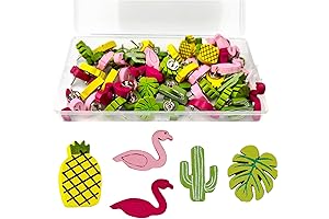 Charming Pineapple Pushpins Set of 60