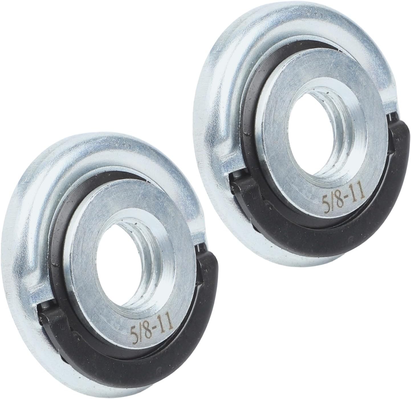 Self-Locking Pressing Plate Flange Nut for /8-11 Angle Grinder Spindle – Quick Release, Tool- Disc Change, Steel Construction, 48. mm Diameter