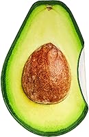 Vista 6 de Vessia - Manta de lana con diseño de aguacate (verde), manta graciosa y realista de comida para adultos y niños, 300 GSM, manta novedosa con frutas