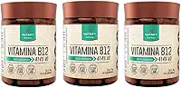 Kit 3 Vitamina B12 Metilcobalamina Nutrify 60 Cápsulas