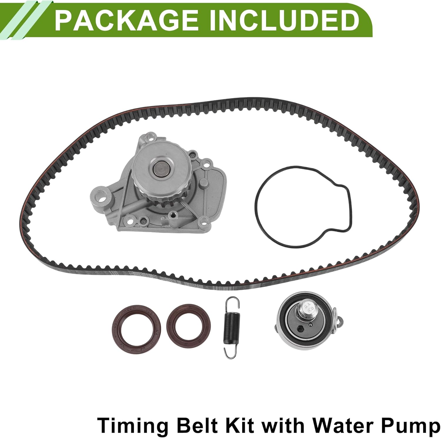 No.19200PLMA01 Timing Belt Kit with Water Pump for Honda Civic 1.7L 2003-2005 Engine Timing Belt Tensioner 1 Set