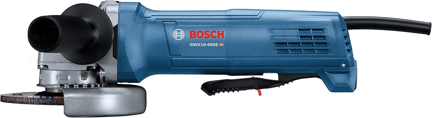 Exсluѕіvе Bosch GWX10-45DE 4-1/2 In. X-LOCK Ergonomic Angle Grinder with No Lock-On Paddle Switch