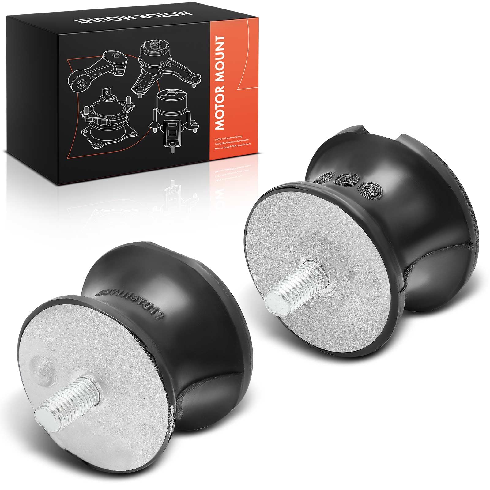 Frankberg 2x Soportes del Motor Almacenamiento Motor Compatible con Serie 5 Touring F11 3.0L Serie 3 cabrio E46 2.2L Serie 3 E46 2.2L Serie 5 E39 2.5L Z3 R.o.a.d.s.t.e.r E36 1.8L Replace# A4043