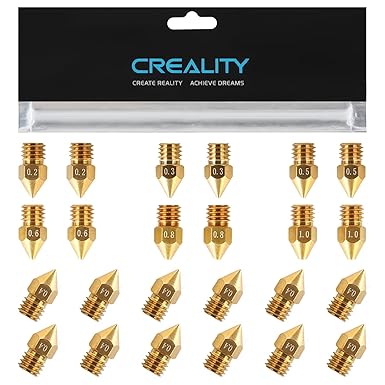 Luter 24PCS 3D Printer Nozzles,Hardened Steel Nozzles Extruder For MK8 - View #3