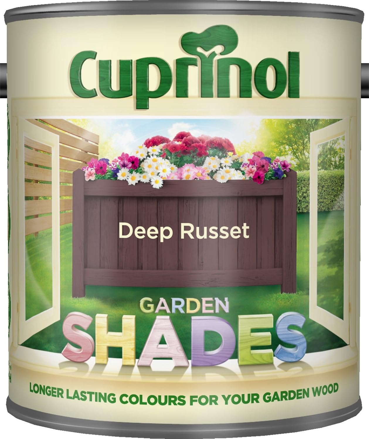 New 2014 Cuprinol Garden Shades Deep Russet 1L Everything