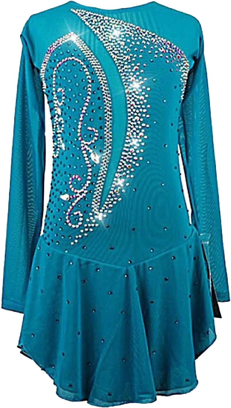 Figure Skating Clothing Competition Ice Skating Dress for Women Girl Training Ice Skating Dress
