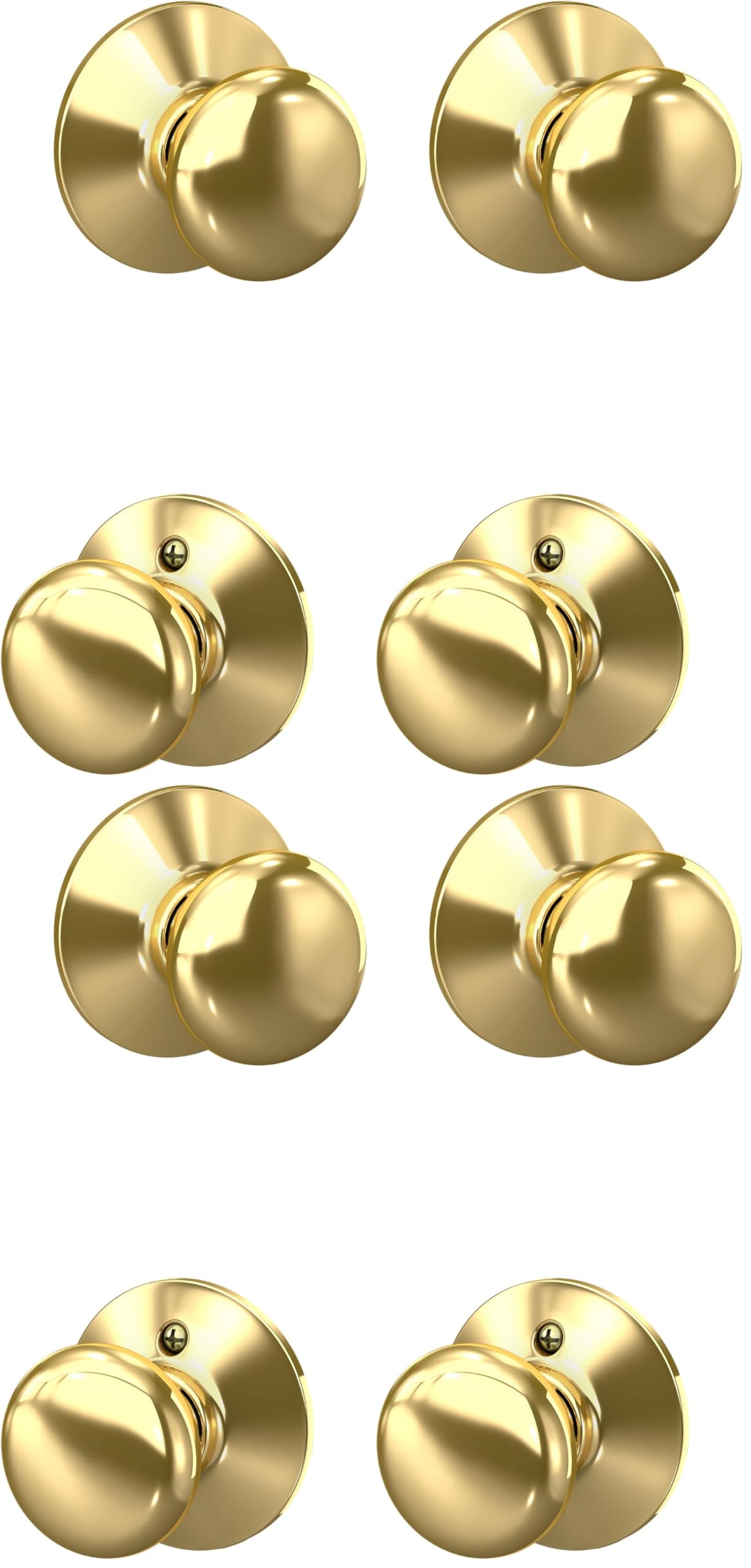 Schlage Plymouth Matte Black Door Knob - Passage Lock -28