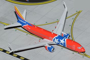 GJSWA2185 Gemini Boeing 737-800 Southwest Tennessee One N8620H Scale 1/400 Aircraft Model