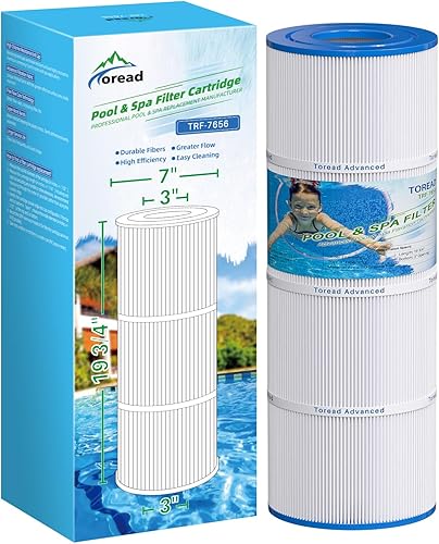 TOREAD Filtro de repuesto para Hayward C500, CX500-RE, PA50, Ultral-A11, PP-A11, Unicel C-7656, Filbur FC-1240, FC-0625, FC-0620, cartucho de filtro