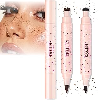 Freckle Stamp Pen 2 Pack, Dual-Ended Faux Fre...